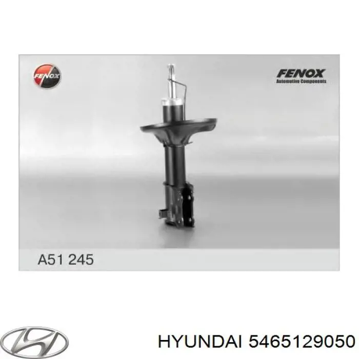 5465129050 Hyundai/Kia amortiguador delantero izquierdo