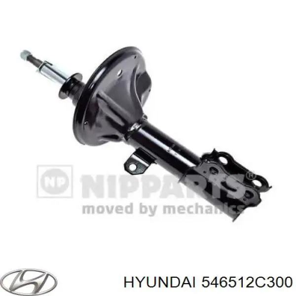 546512C300 Hyundai/Kia amortiguador delantero izquierdo