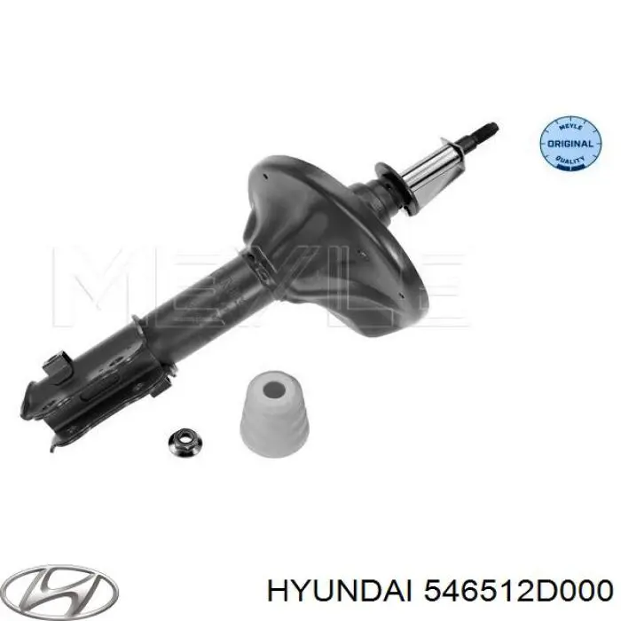 546512D000 Hyundai/Kia amortiguador delantero izquierdo