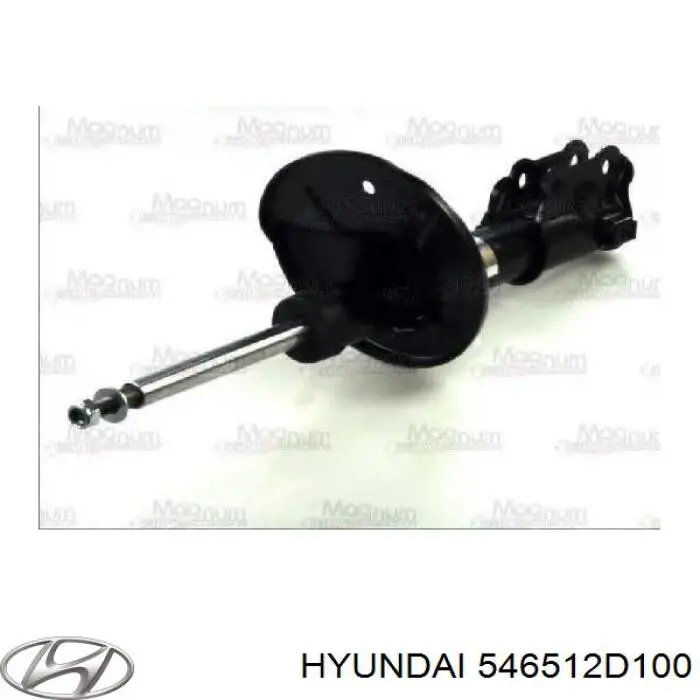 546512D100 Hyundai/Kia amortiguador delantero izquierdo