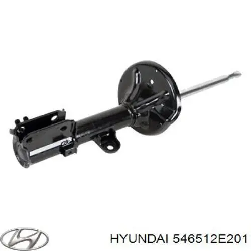 Amortiguador eje delantero izquierda Hyundai/Kia 546512E201