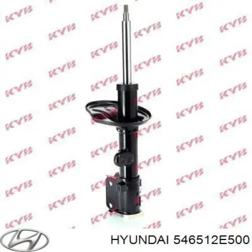 Amortiguador delantero izquierdo 546512E500 Hyundai/Kia