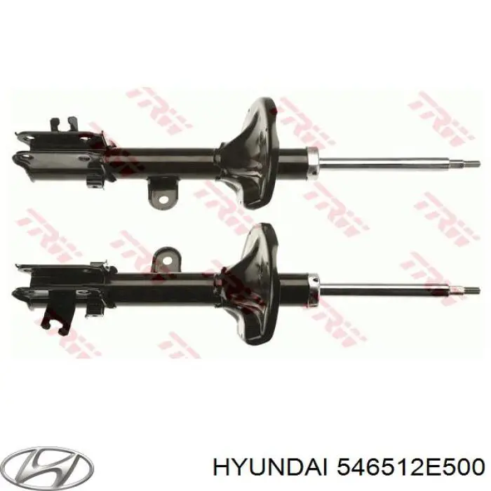 Amortiguador eje delantero izquierda Hyundai/Kia 546512E500