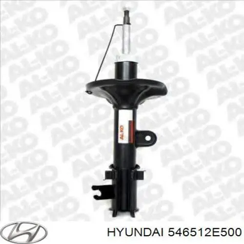 546512E500 Hyundai/Kia amortiguador delantero izquierdo