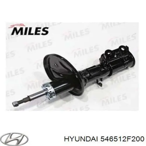 Amortiguador delantero izquierdo 546512F200 Hyundai/Kia