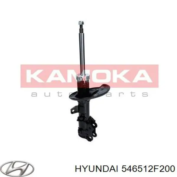 Amortiguador eje delantero izquierda Hyundai/Kia 546512F200
