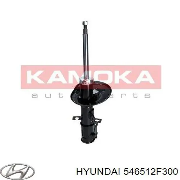 54651-2F300 Hyundai/Kia amortiguador delantero izquierdo