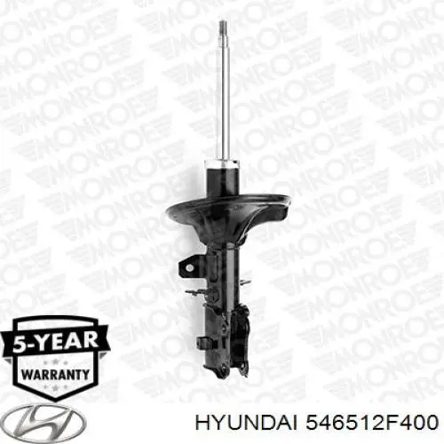 546512F400 Hyundai/Kia amortiguador delantero izquierdo