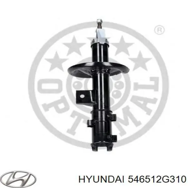 546512G310 Hyundai/Kia amortiguador delantero izquierdo