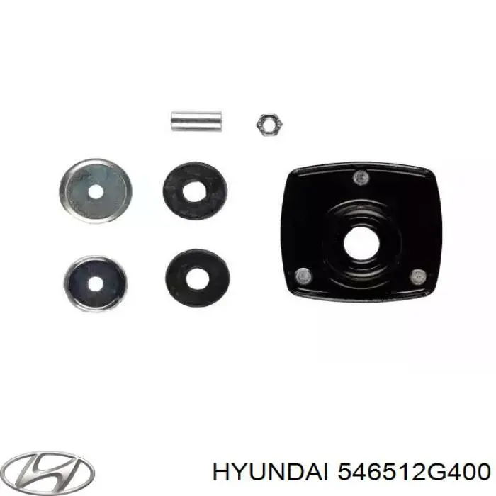 546512G400 Hyundai/Kia amortiguador delantero izquierdo