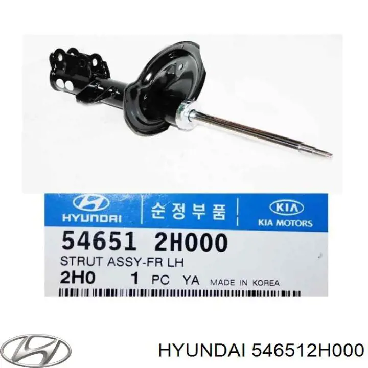 Comprar 546512H000 Hyundai/Kia Amortiguador delantero izquierdo