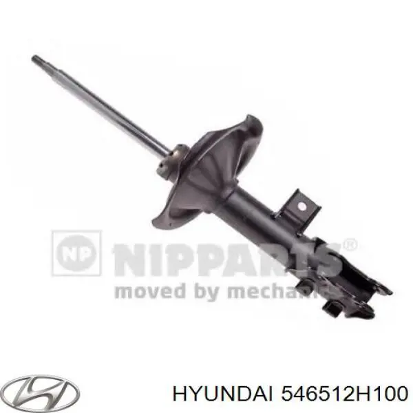 546512H100 Hyundai/Kia amortiguador delantero izquierdo