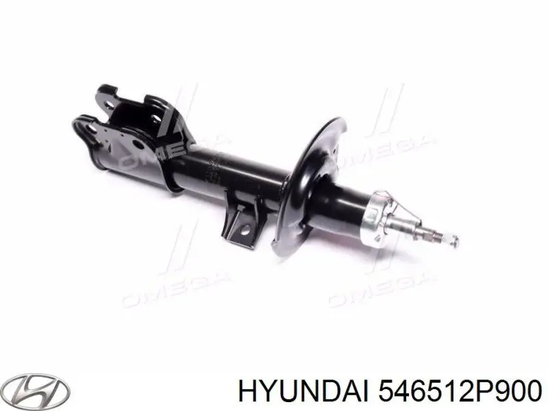 546512P900 Hyundai/Kia amortiguador delantero izquierdo