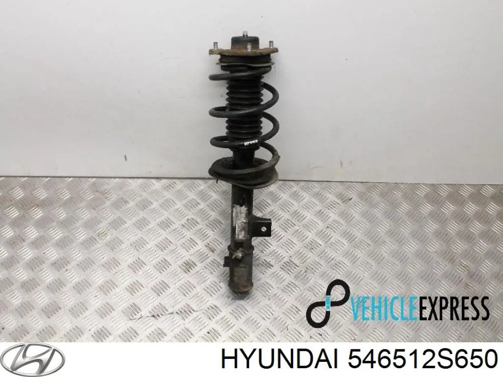Amortiguador delantero izquierdo 546512S650 Hyundai/Kia