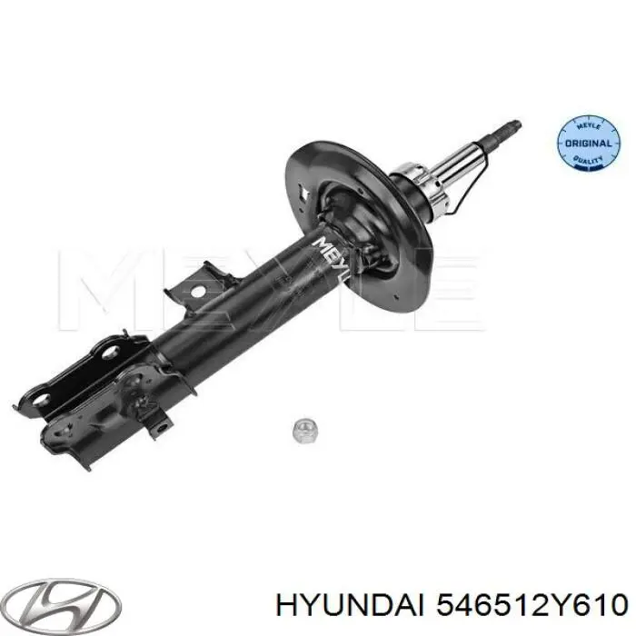 546512Y610 Hyundai/Kia amortiguador delantero izquierdo