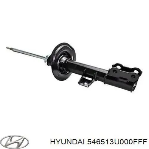 Amortiguador delantero izquierdo Hyundai/Kia 546513U000FFF precio, desde 58,23 EUR