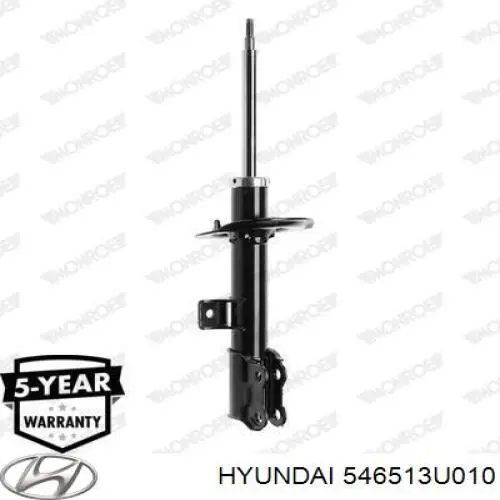 Comprar 546513U010 Hyundai/Kia Amortiguador delantero izquierdo