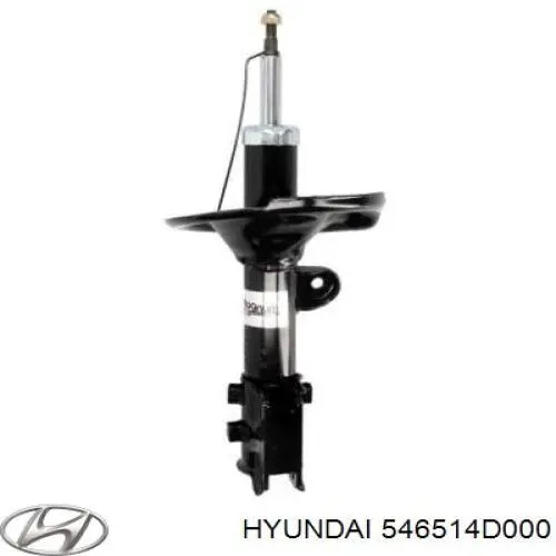 546514D000 Hyundai/Kia amortiguador delantero izquierdo