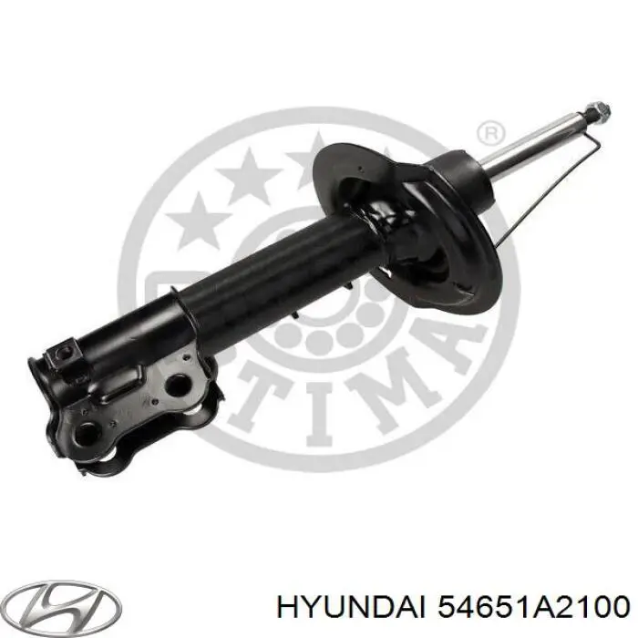 54651A2100 Hyundai/Kia amortiguador delantero izquierdo