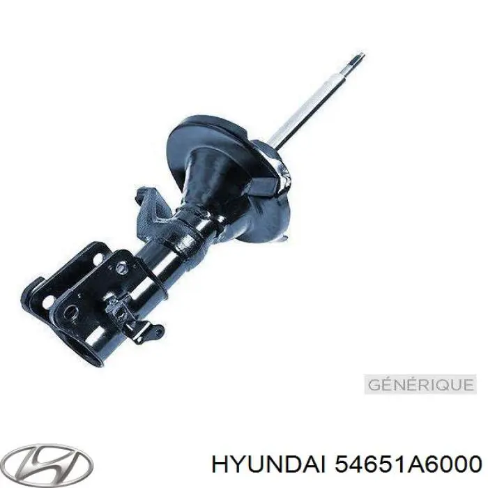 Amortiguador delantero izquierdo Hyundai/Kia 54651A6000 precio, desde 76,43 EUR