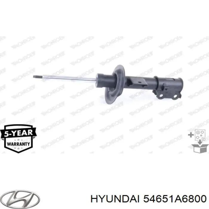 54651A6800 Hyundai/Kia amortiguador delantero izquierdo