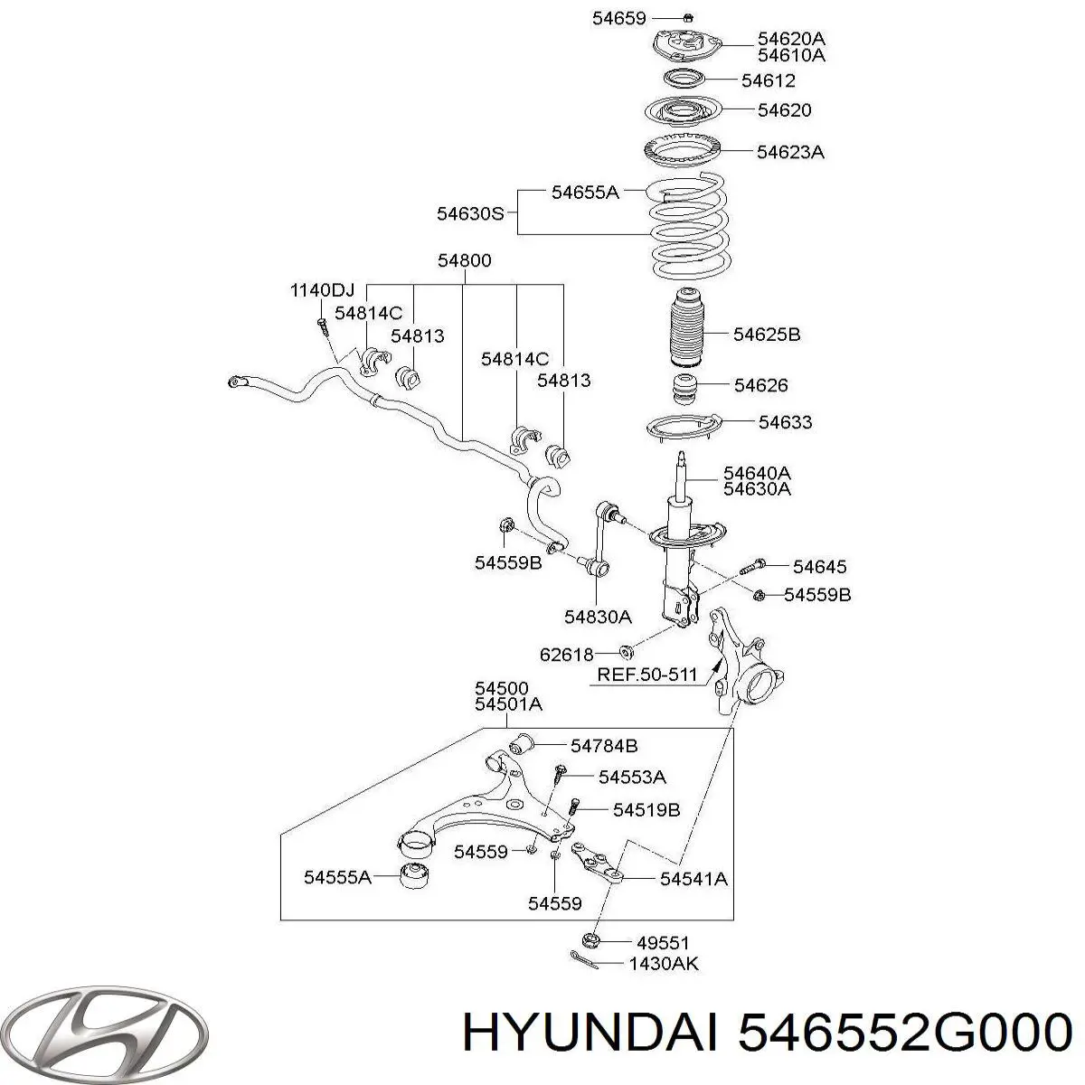 546552G000 Hyundai/Kia 