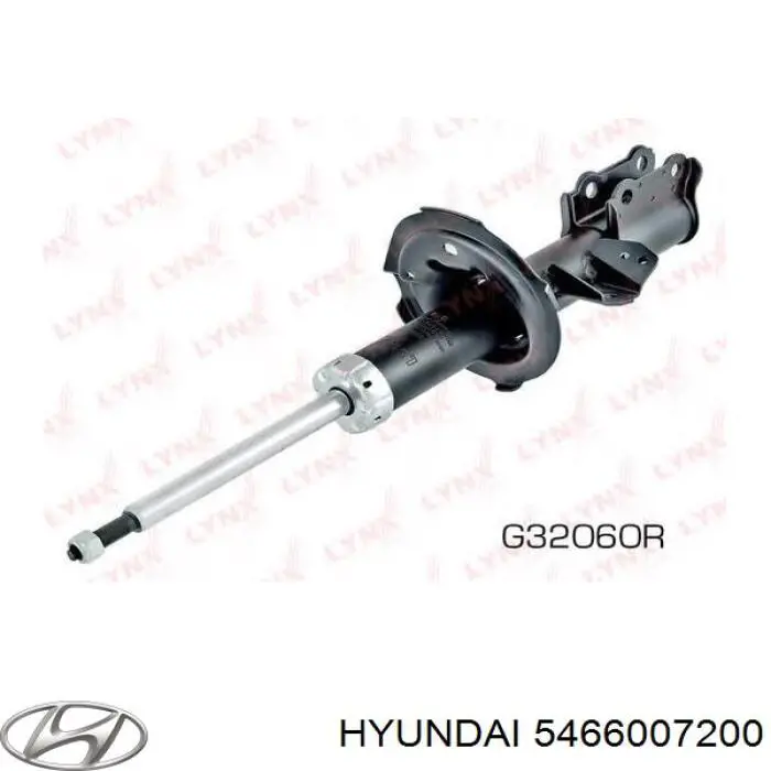 5466007200 Hyundai/Kia amortiguador delantero derecho