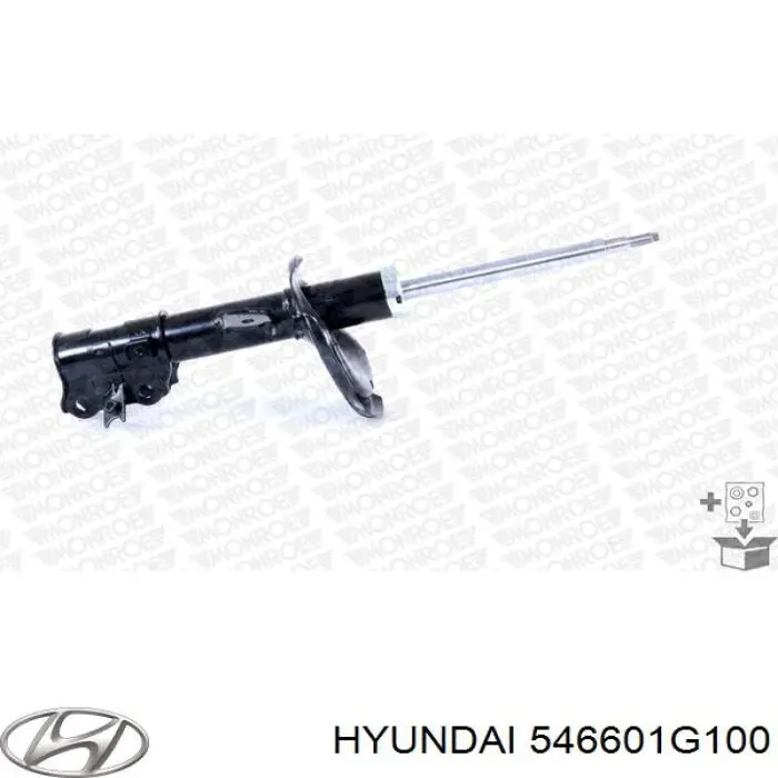 546601G100 Hyundai/Kia amortiguador delantero derecho