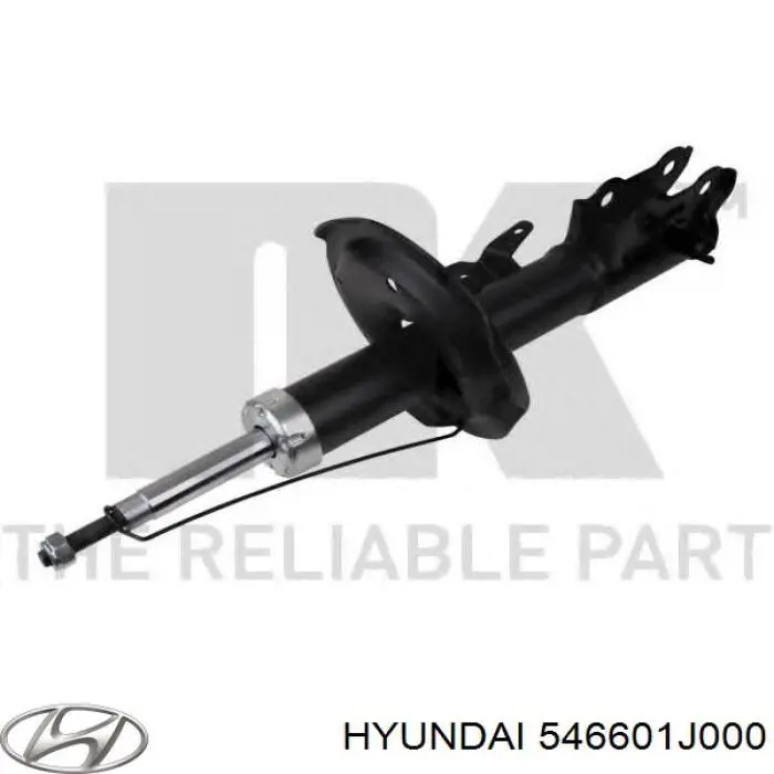 546601J000 Hyundai/Kia amortiguador delantero derecho