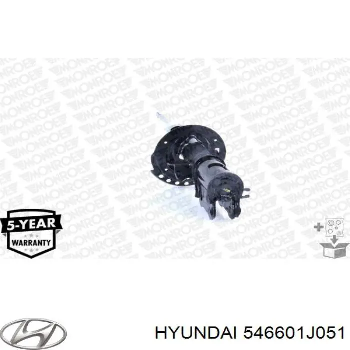 546601J051 Hyundai/Kia amortiguador delantero derecho