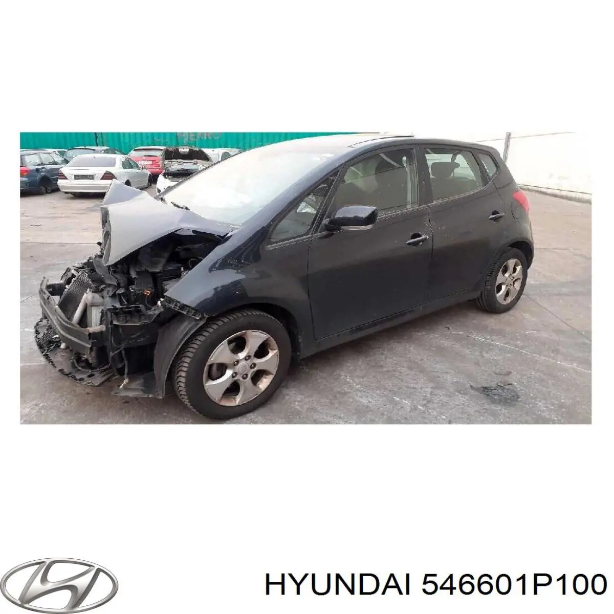 546601P100 Hyundai/Kia amortiguador delantero derecho