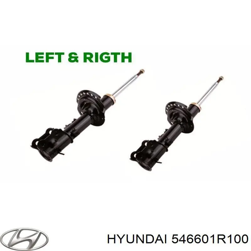 546601R100 Hyundai/Kia amortiguador delantero derecho