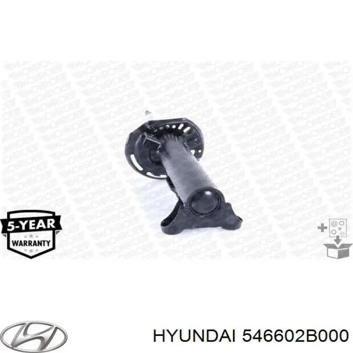 54660-2B000 Hyundai/Kia amortiguador delantero derecho