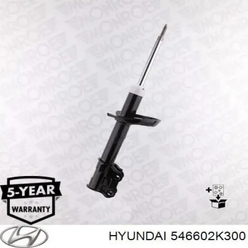 546602K300 Hyundai/Kia amortiguador delantero derecho