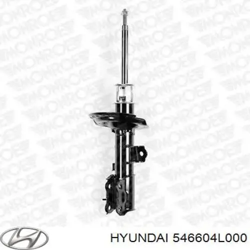 Amortiguador delantero derecho Hyundai/Kia 546604L000 precio, desde 56,24 EUR