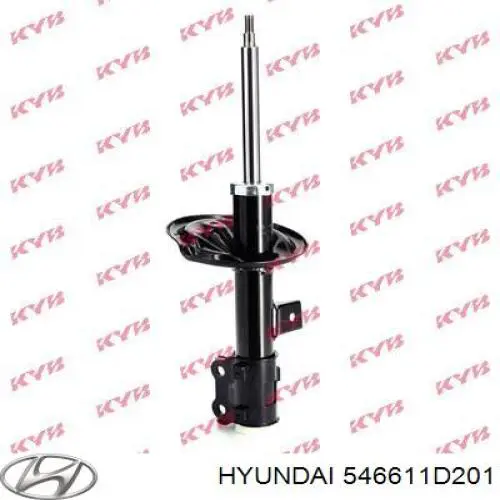 Amortiguador delantero derecho Hyundai/Kia 546611D201 precio, desde 76,96 EUR