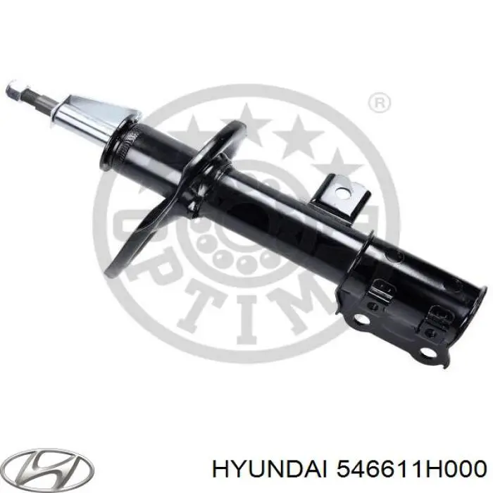 Amortiguador eje delantero derecha Hyundai/Kia 546611H000