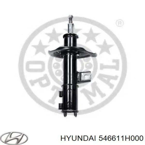 546611H000 Hyundai/Kia amortiguador delantero derecho