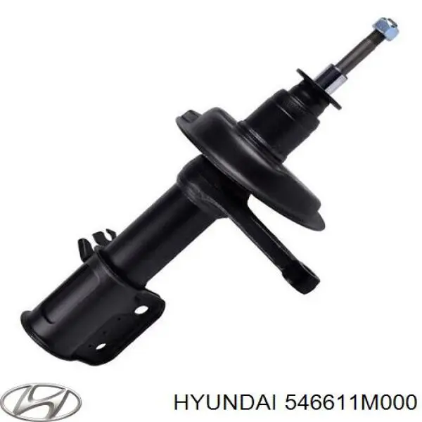 546611M000 Hyundai/Kia Amortiguador eje delantero derecha