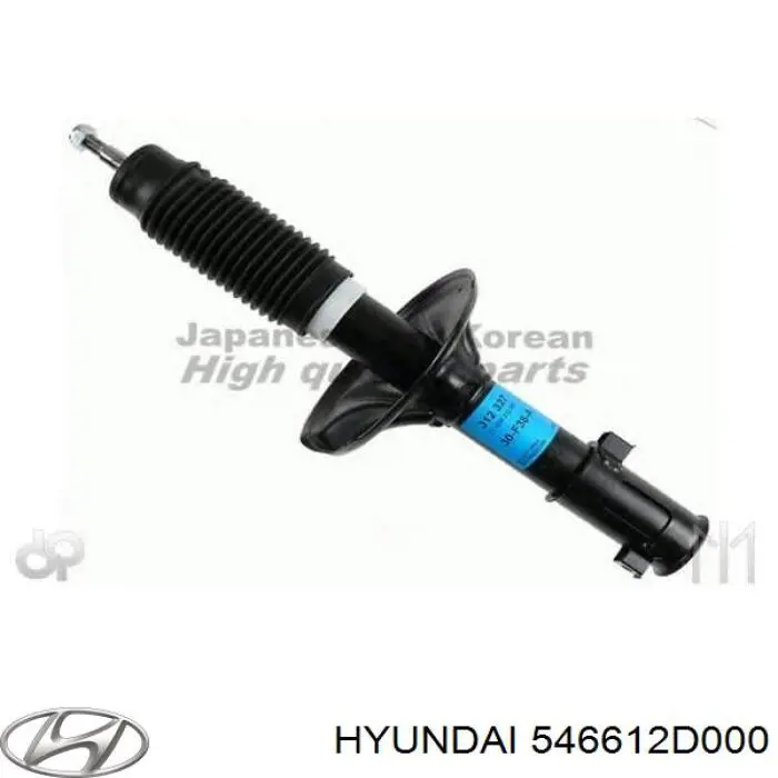 546612D000 Hyundai/Kia amortiguador delantero derecho