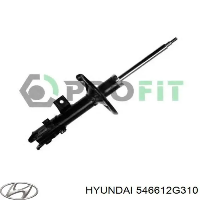 546612G310 Hyundai/Kia amortiguador delantero derecho