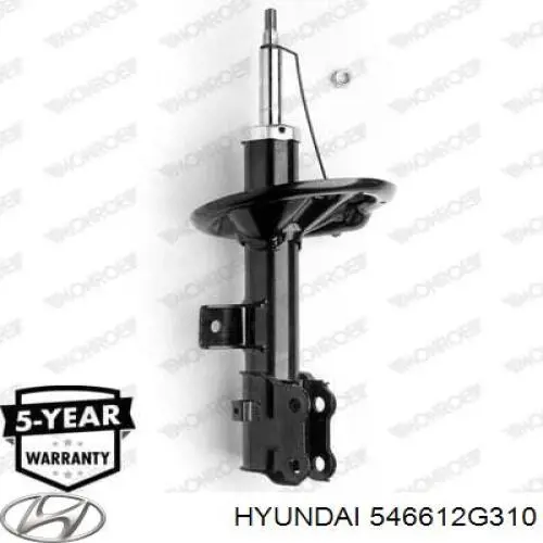 Comprar 546612G310 Hyundai/Kia Amortiguador delantero derecho