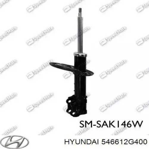 Amortiguador delantero derecho 546612G400 Hyundai/Kia