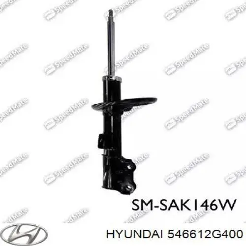 Amortiguador eje delantero derecha Hyundai/Kia 546612G400