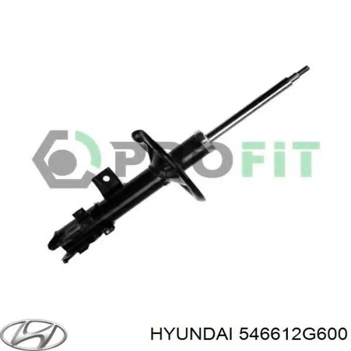 546612G600 Hyundai/Kia amortiguador delantero derecho