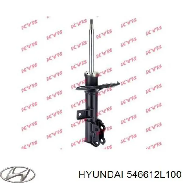 546612L100 Hyundai/Kia amortiguador delantero derecho