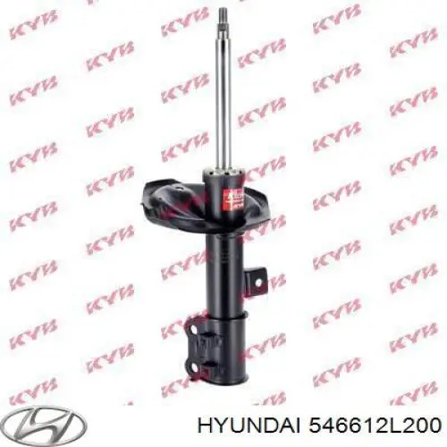 546612L200 Hyundai/Kia amortiguador delantero derecho