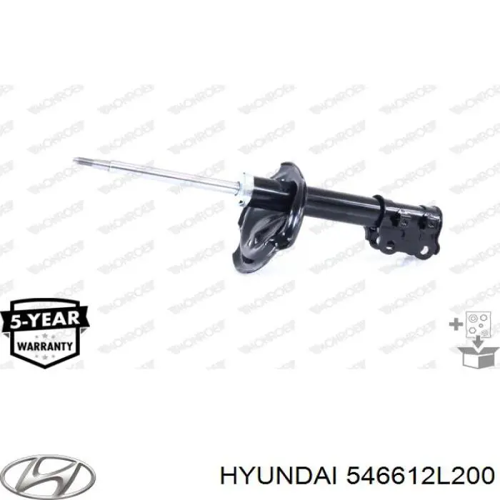 Amortiguador delantero derecho Hyundai/Kia 546612L200 precio, desde 55,33 EUR