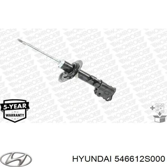 546612S000 Hyundai/Kia amortiguador delantero derecho