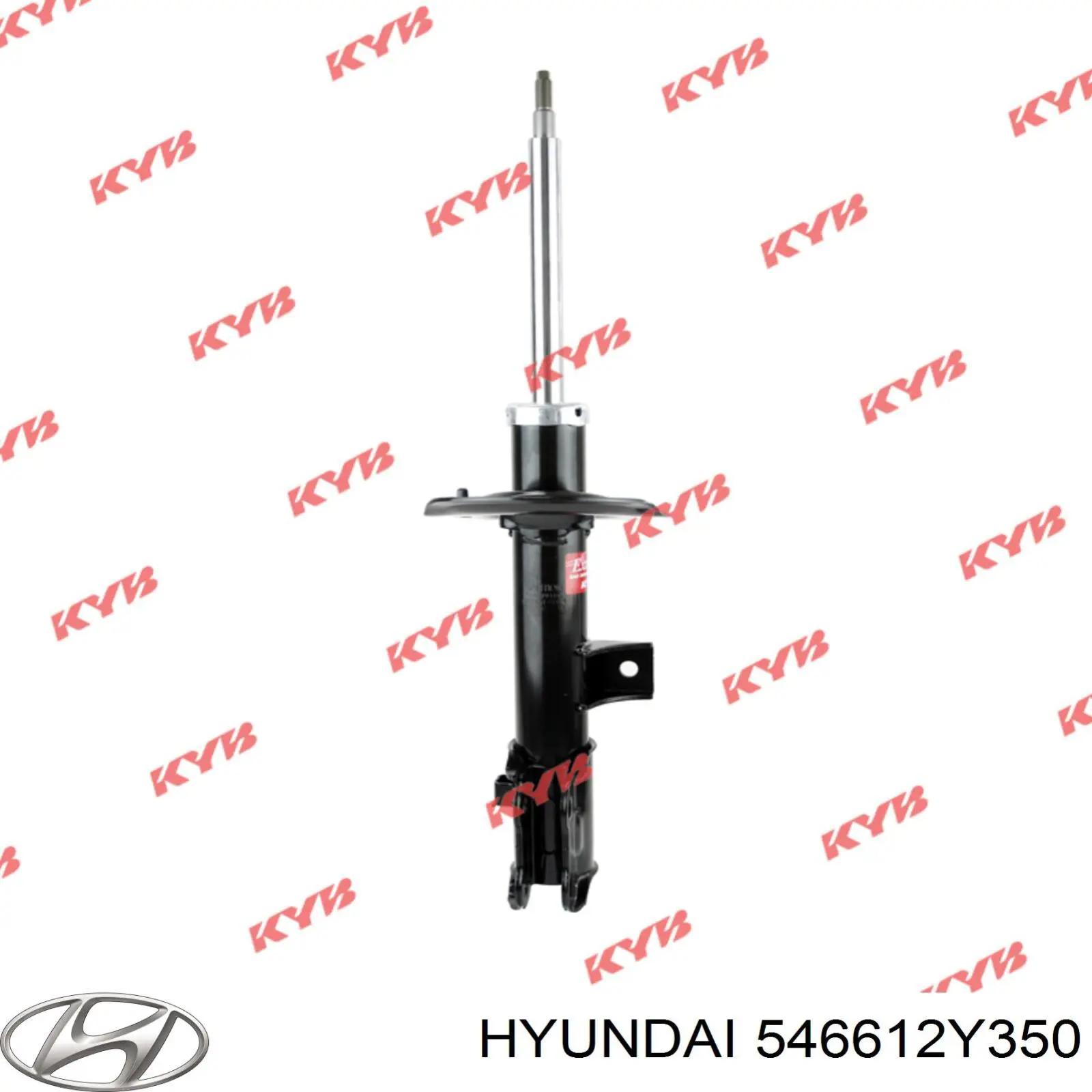 546612Y350 Hyundai/Kia amortiguador delantero derecho